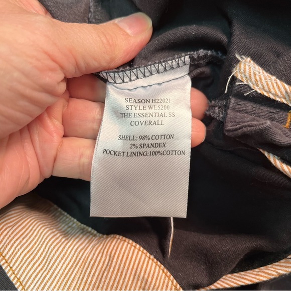 Wildfang the Essential Coverall Black Jumpsuit Size Small EUC - Picture 8 of 9